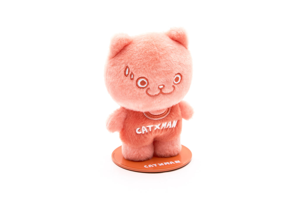 CATXMAN MINI MAGNETIC STANDING PLUSH (ORANGE)