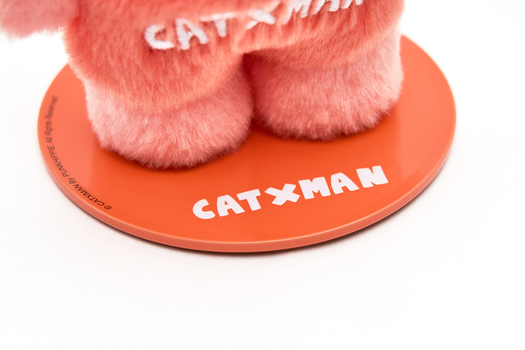 CATXMAN MINI MAGNETIC STANDING PLUSH (ORANGE)