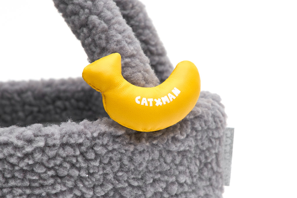 CATXMAN THICK FAUX FUR SMALL TOTE