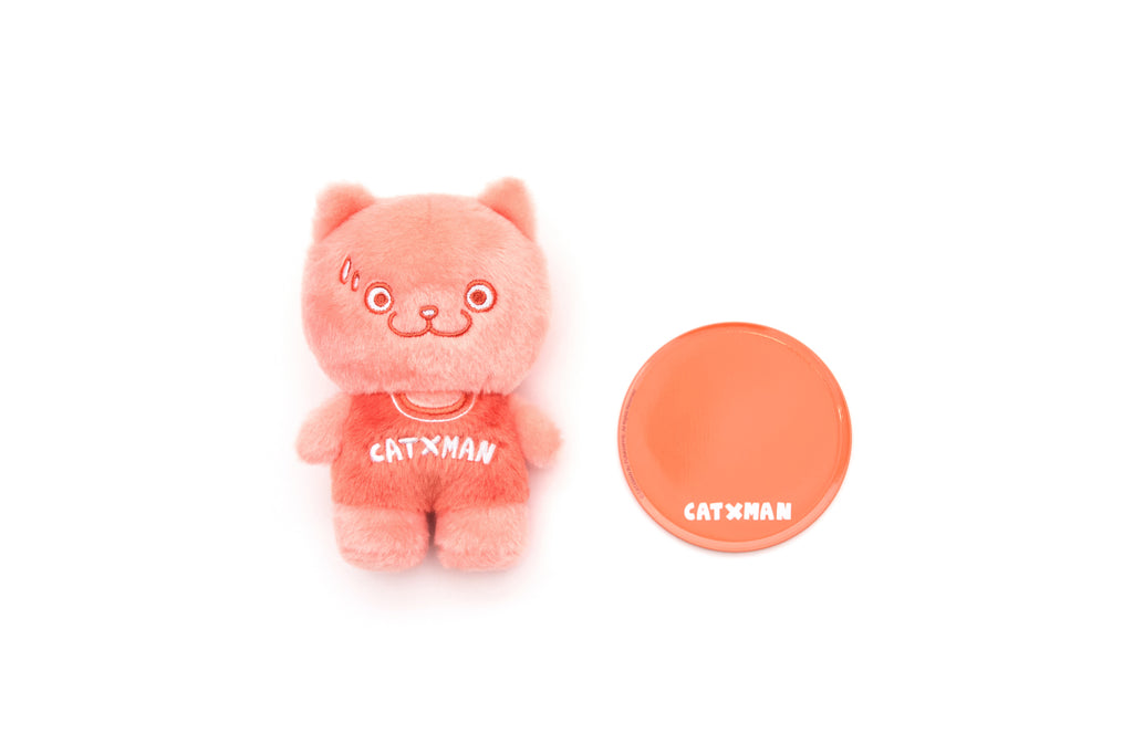 CATXMAN MINI MAGNETIC STANDING PLUSH (ORANGE)