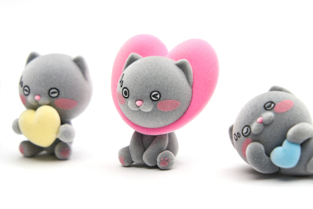 CATXMAN 'LOVE' SERIES FLOCKING FIGURES BLIND BOX (1 PIECE)