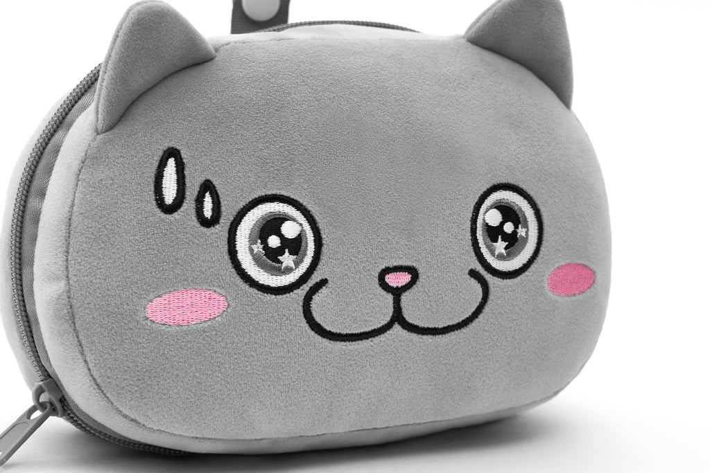 CATXMAN FLIGHT PILLOW WITH EYE MASK