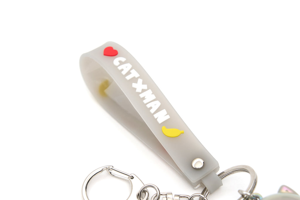 CATXMAN STANDING POST KEY HOLDER (GREY)