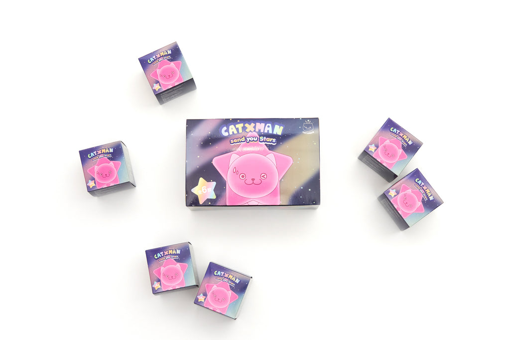CATXMAN 'GLOW' SERIES FIGURES BLIND BOX (BOX SET 6 PIECES)