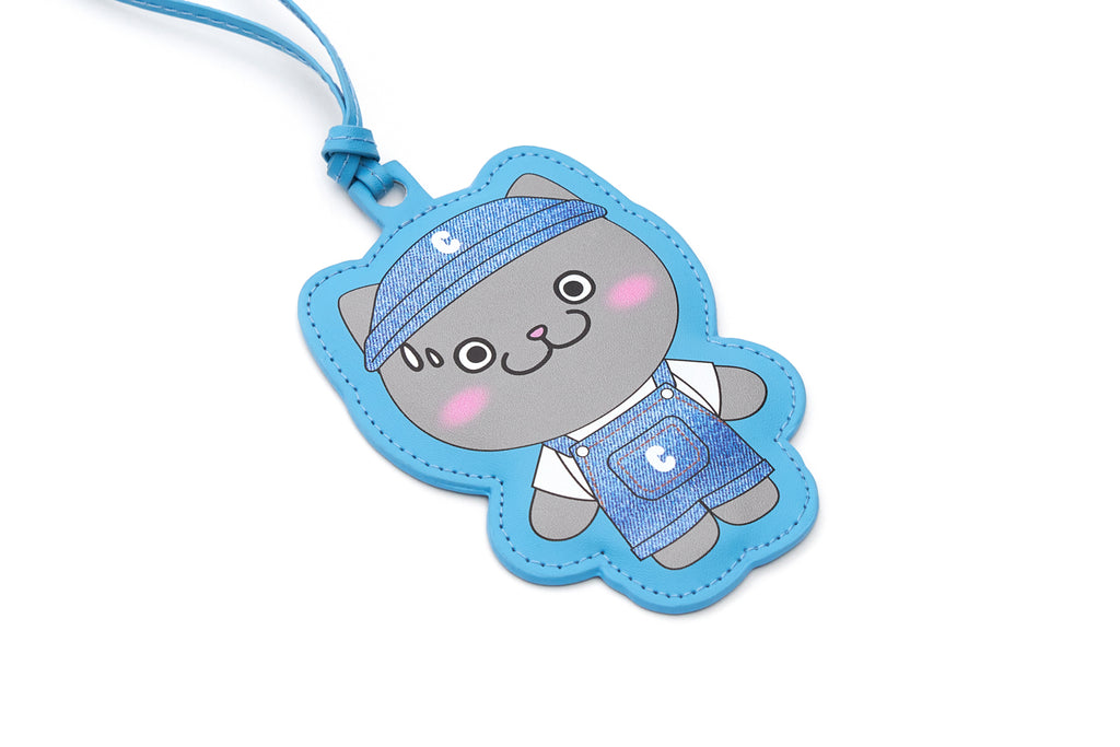 CATXMAN HANGING BADGE IN DENIM