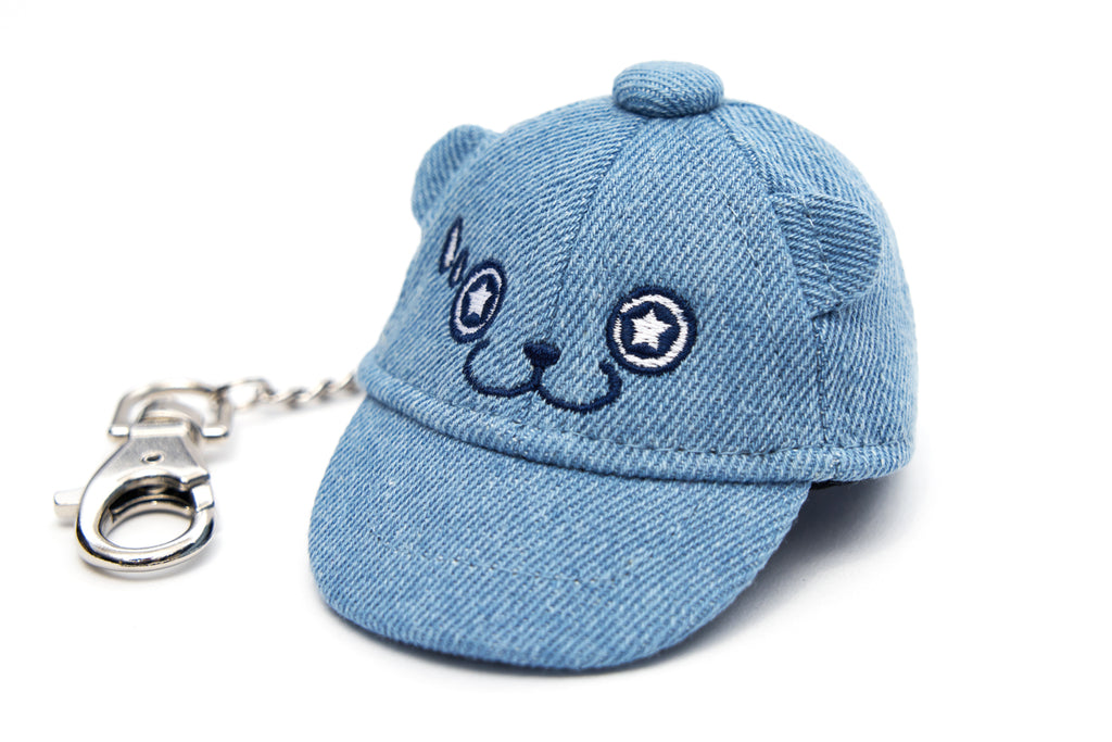 CATXMAN MINI DENIM CAP KEY HOLDER