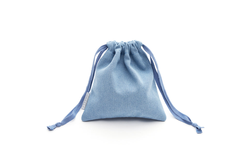 CATXMAN DRAW STRING DENIM BAG
