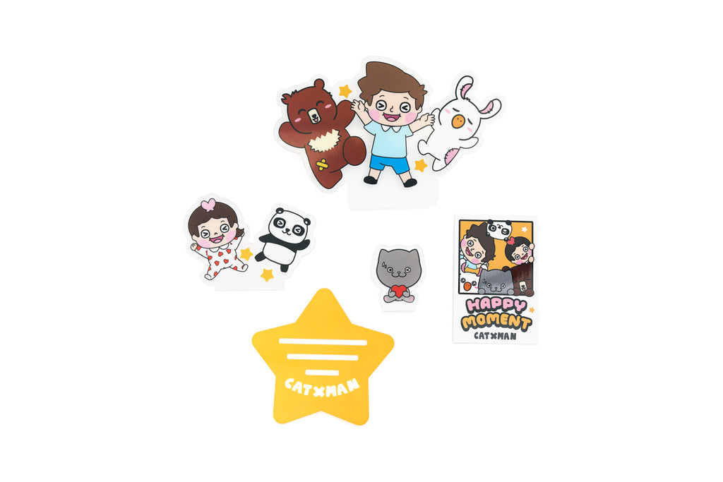 CATXMAN FAMILY ACRYLIC DECO STANDS